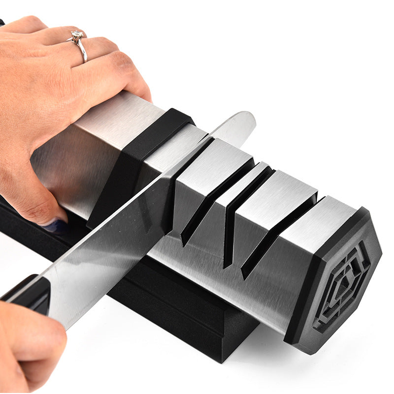 Electric Knife Sharpener Cross-Border Knife Sharpener Artifact Fast Knife Sharpener Automatic Household Knife Sharpener Kitchen