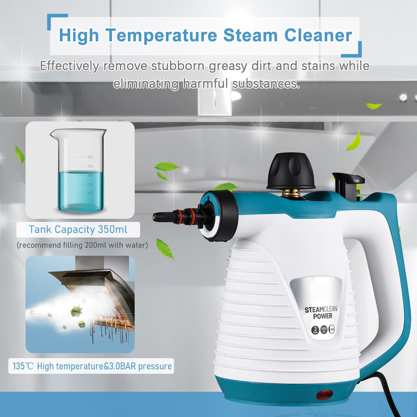 Q388 Steam Cleaner Multi-Functional Kitchen Decontamination