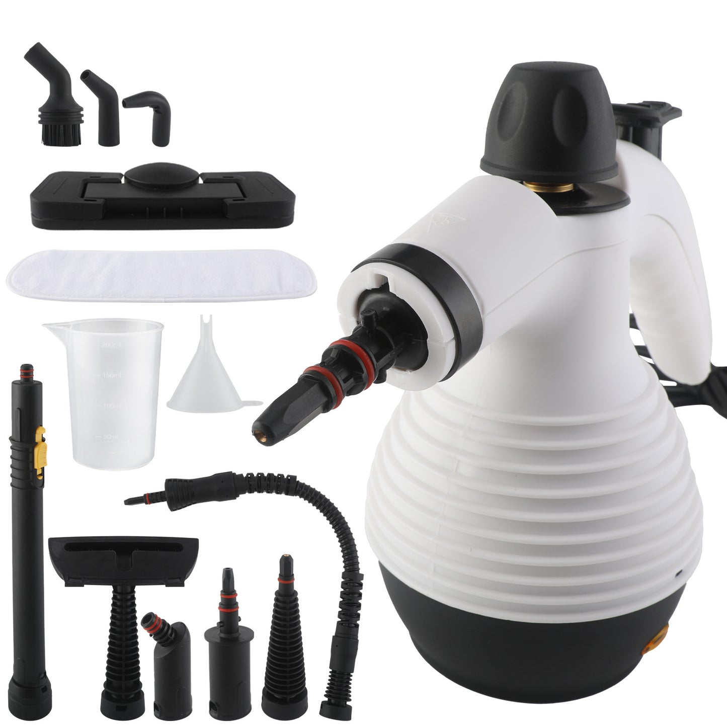 1050W High Temperature High Pressure Steam Cleaner for Kitchen Range Hood Air Conditioner Oil Stain Removal Household Disinfection Mop Cleaning Machine