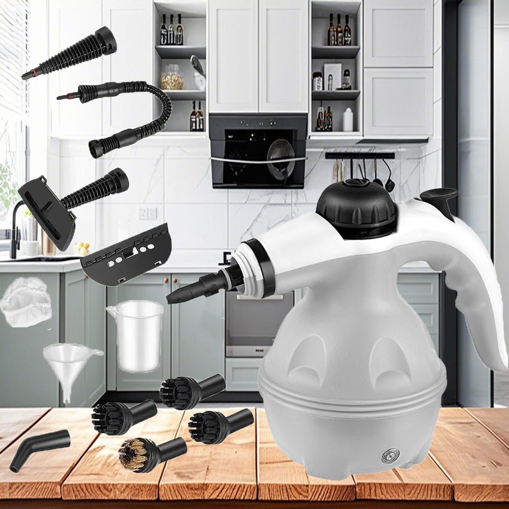 Grenade Steam Cleaner, Pressurized Handheld Cleaner for Household Use, Equipped with 12 Accessories, for Multiple Surfaces and a Powerful Home Steam Machine for Cleaning in Various Scenarios.
