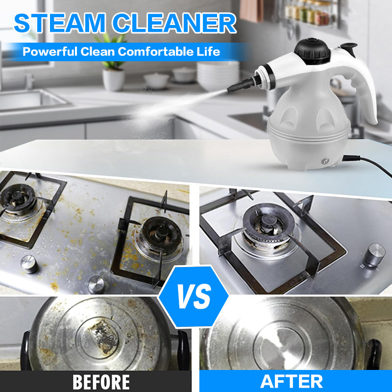 Grenade Steam Cleaner, Pressurized Handheld Cleaner for Household Use, Equipped with 12 Accessories, for Multiple Surfaces and a Powerful Home Steam Machine for Cleaning in Various Scenarios.