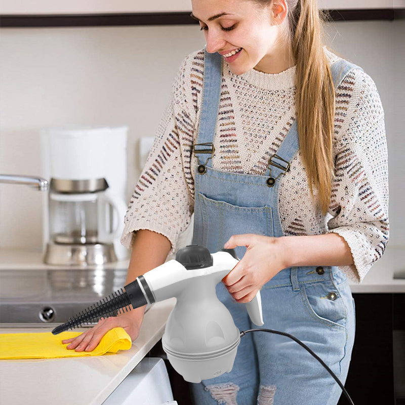 Grenade Steam Cleaner, Pressurized Handheld Cleaner for Household Use, Equipped with 12 Accessories, for Multiple Surfaces and a Powerful Home Steam Machine for Cleaning in Various Scenarios.