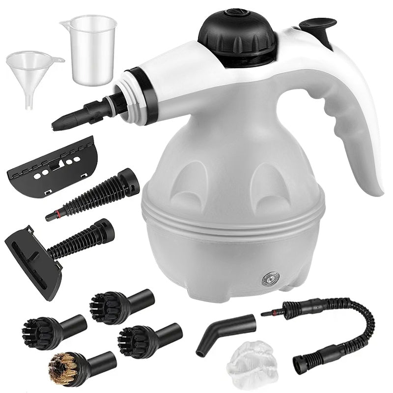 Grenade Steam Cleaner, Pressurized Handheld Cleaner for Household Use, Equipped with 12 Accessories, for Multiple Surfaces and a Powerful Home Steam Machine for Cleaning in Various Scenarios.