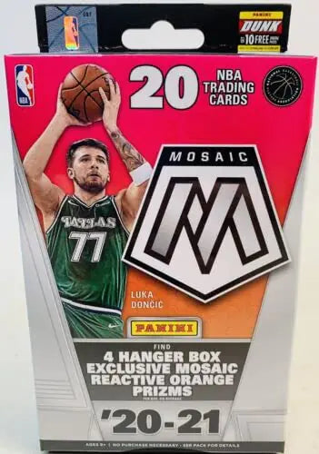 2020/21 Panini Mosaic NBA Basketball Hanger Box (Orange Prizm Inserts)