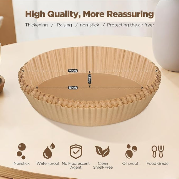 Disposable Air Fryer Paper - Round