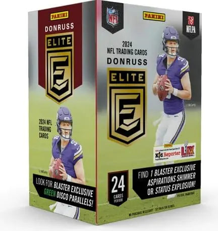 2024 Panini Donruss Elite Football Blaster Box (24 Cards/Box) Look for Daniels Maye Rookies!